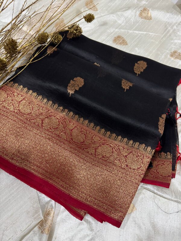 Pure Handloom Kora Banarasi Kadua Weave Zari