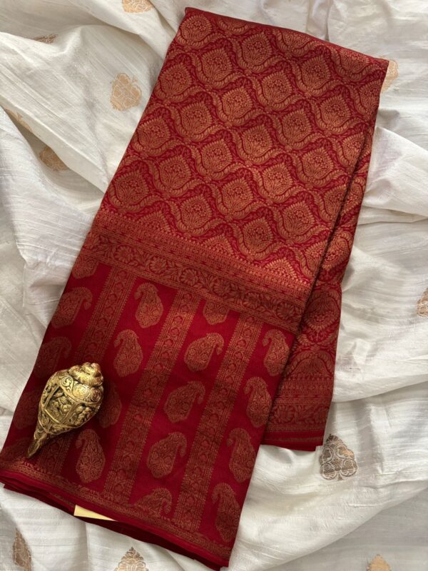 Exclusive Mysore Brocade Crepe Silk Saree