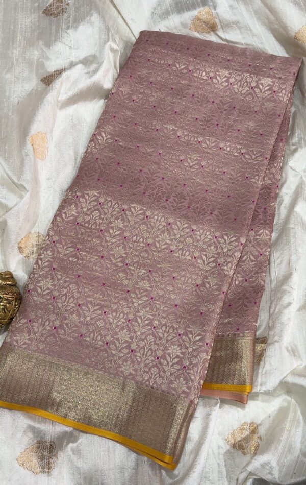 Exclusive Mysore Brocade Meenakari Zari Weave Saree