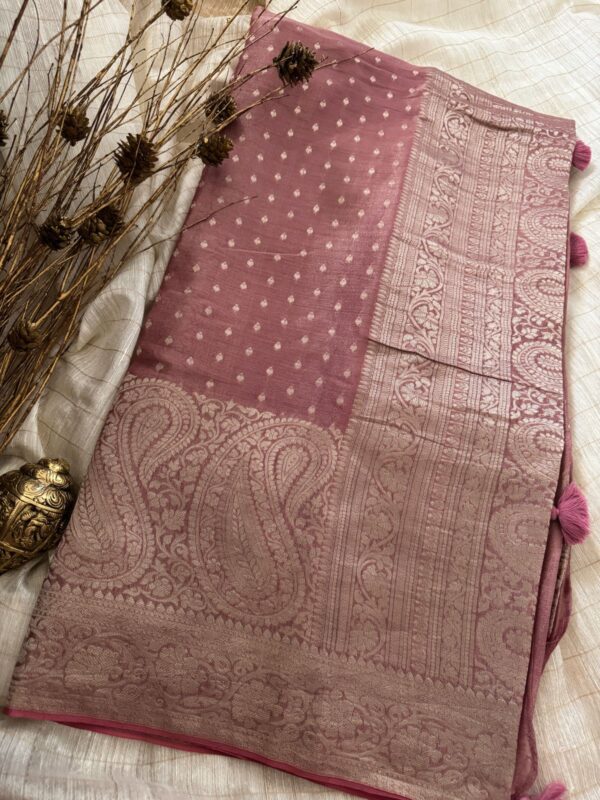 Mysore Tissue Georgette Crepe Silk Saree