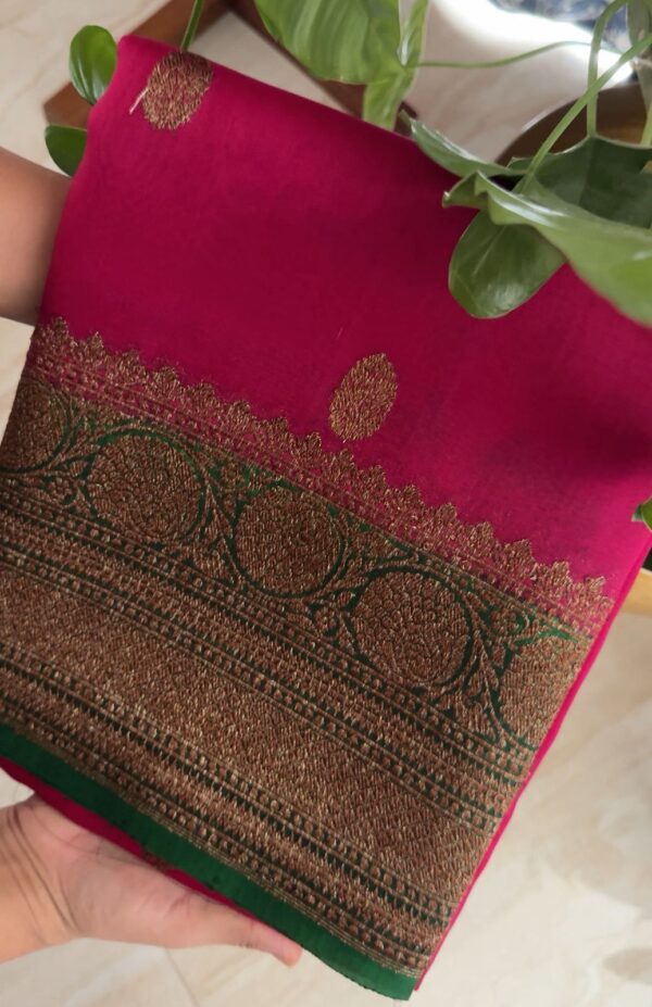 Kora Banarasi Kadua Weave Antiq Zari