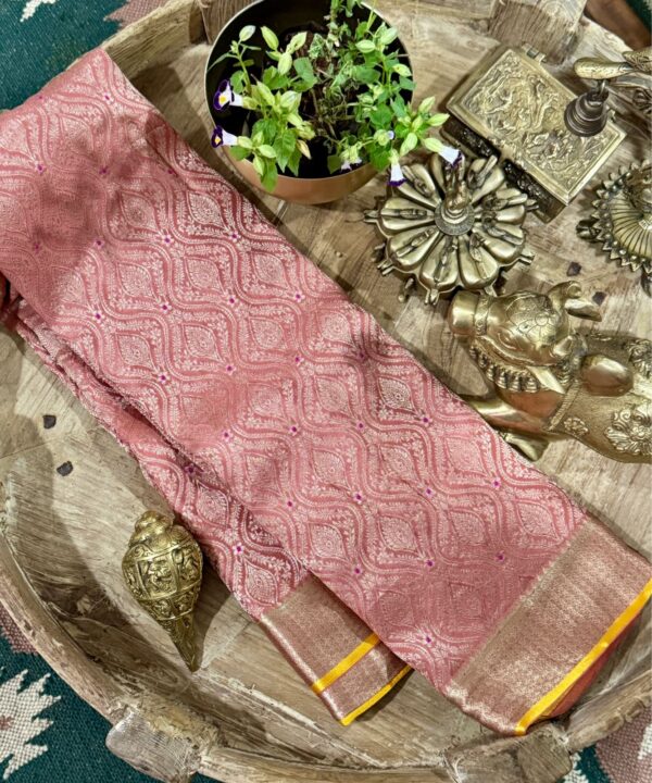 Pure Mysore Brocade Crepe Silk Saree
