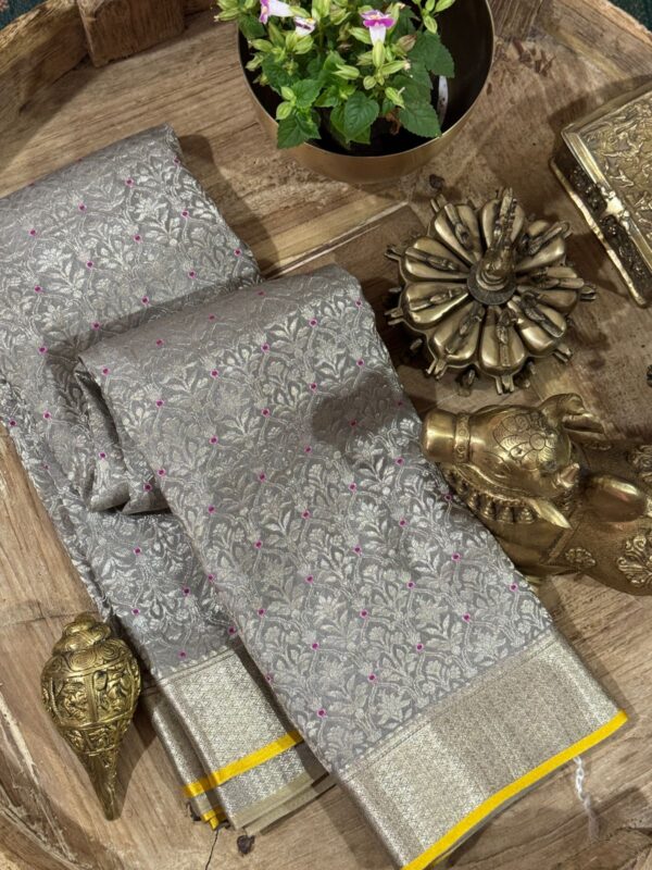 Pure Mysore Brocade Crepe Silk Saree