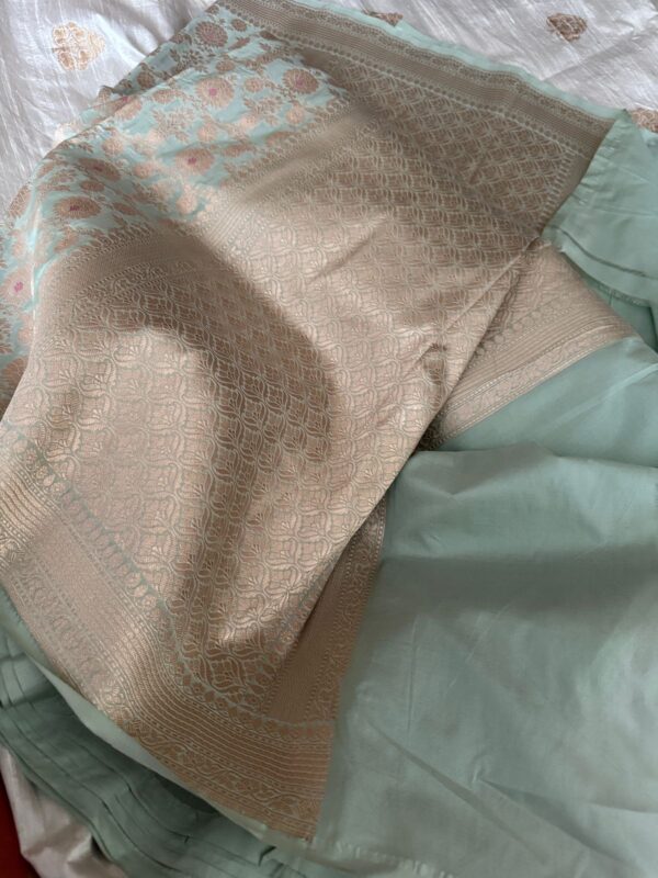 Royal Weaves of Banaras – Pure Katan Silk Saree - Image 4