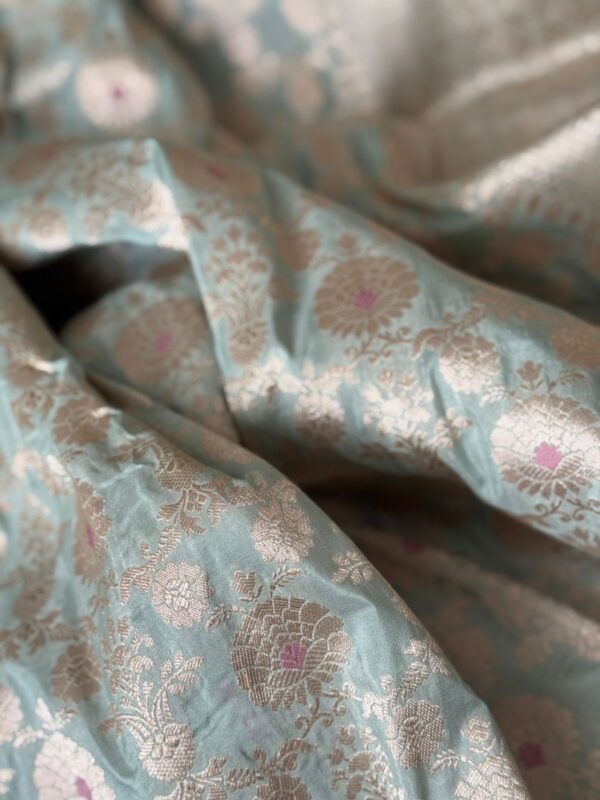 Royal Weaves of Banaras – Pure Katan Silk Saree - Image 6