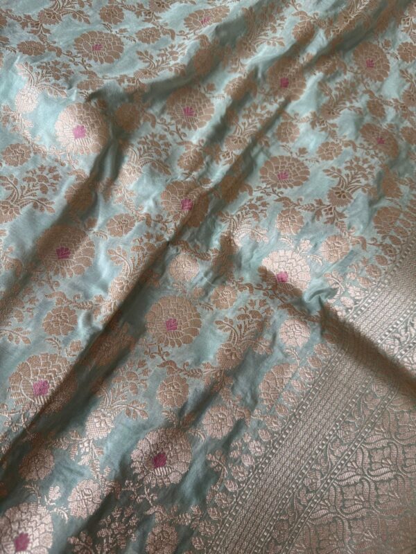 Royal Weaves of Banaras – Pure Katan Silk Saree - Image 9