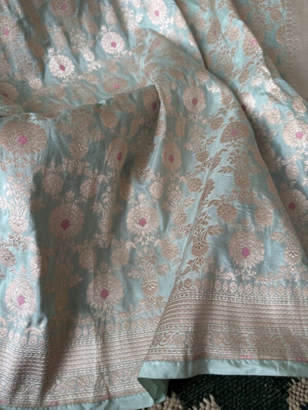 Royal Weaves of Banaras – Pure Katan Silk Saree - Image 10