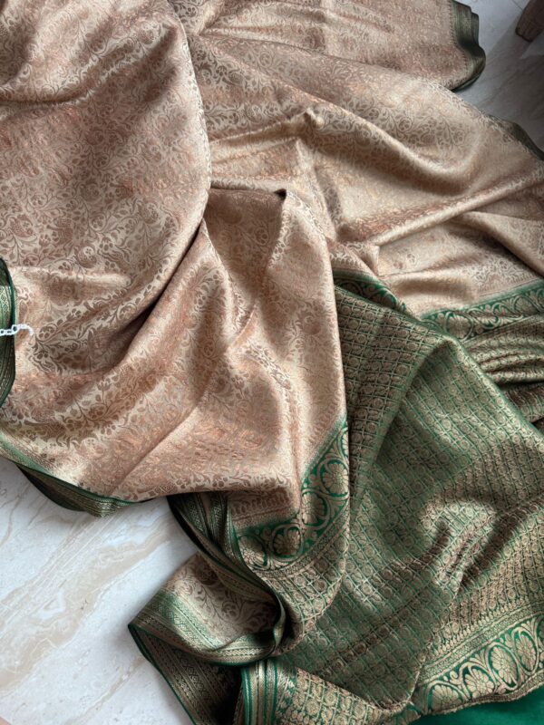 Mysore Brocade Crepe Silk Shikhargha Weave - Image 2