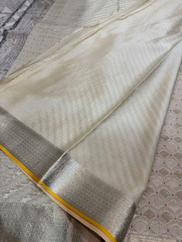 Pure Mysore Brocade Crepe Silk Saree - Image 7