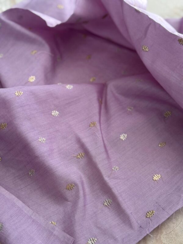 Pure Banarasi Soft Tissue Silk Saree With Pichwai Embroidery Work - Image 3
