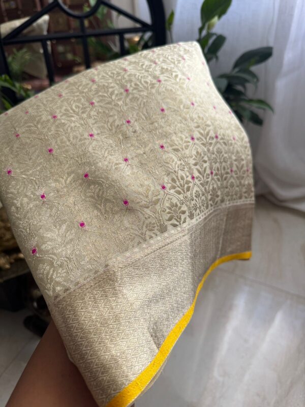 Pure Mysore Brocade Crepe Silk Saree