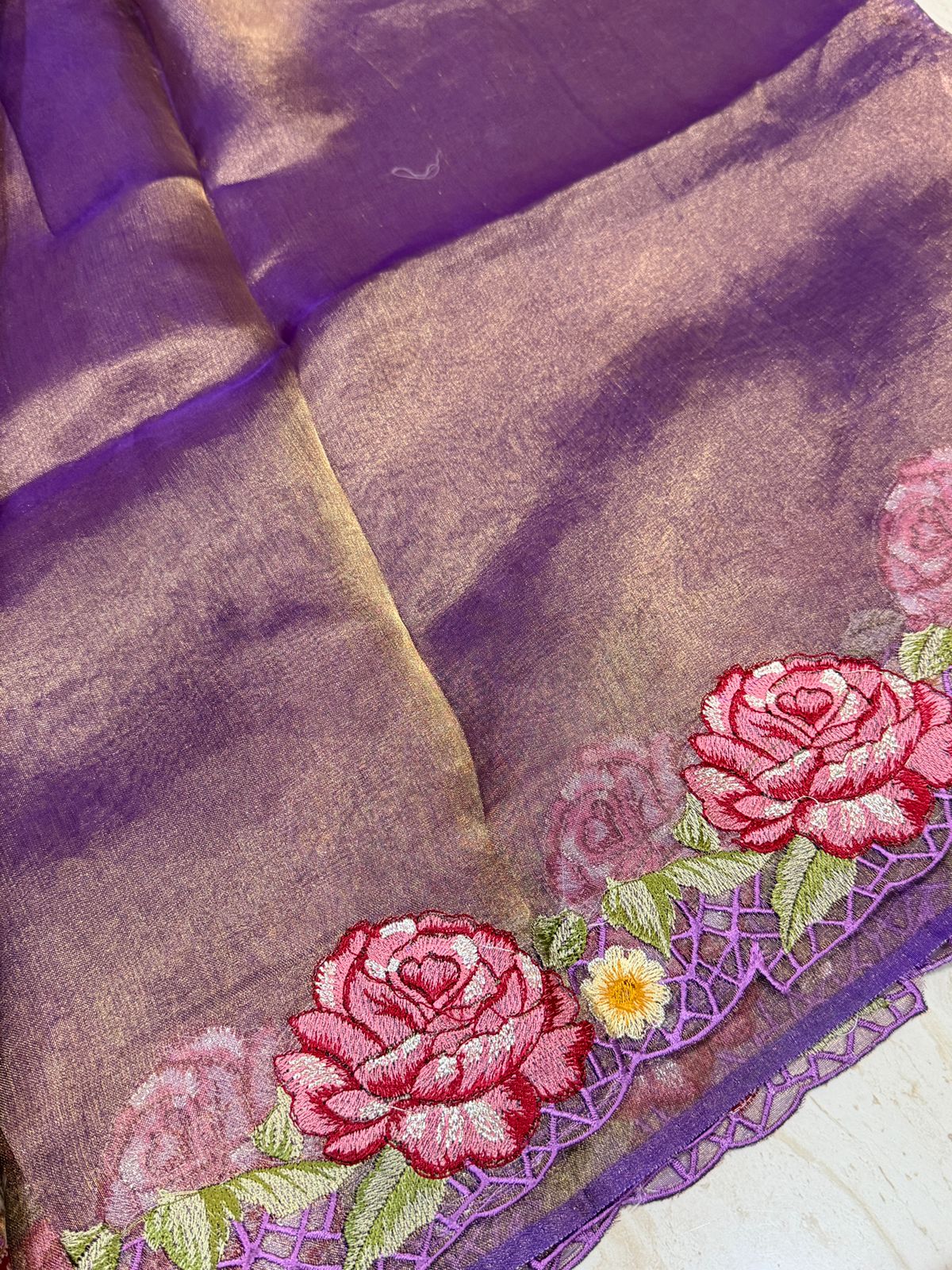 Banarasi Soft Tissue Silk Saree – Timeless Grace in Every Drape - Image 10